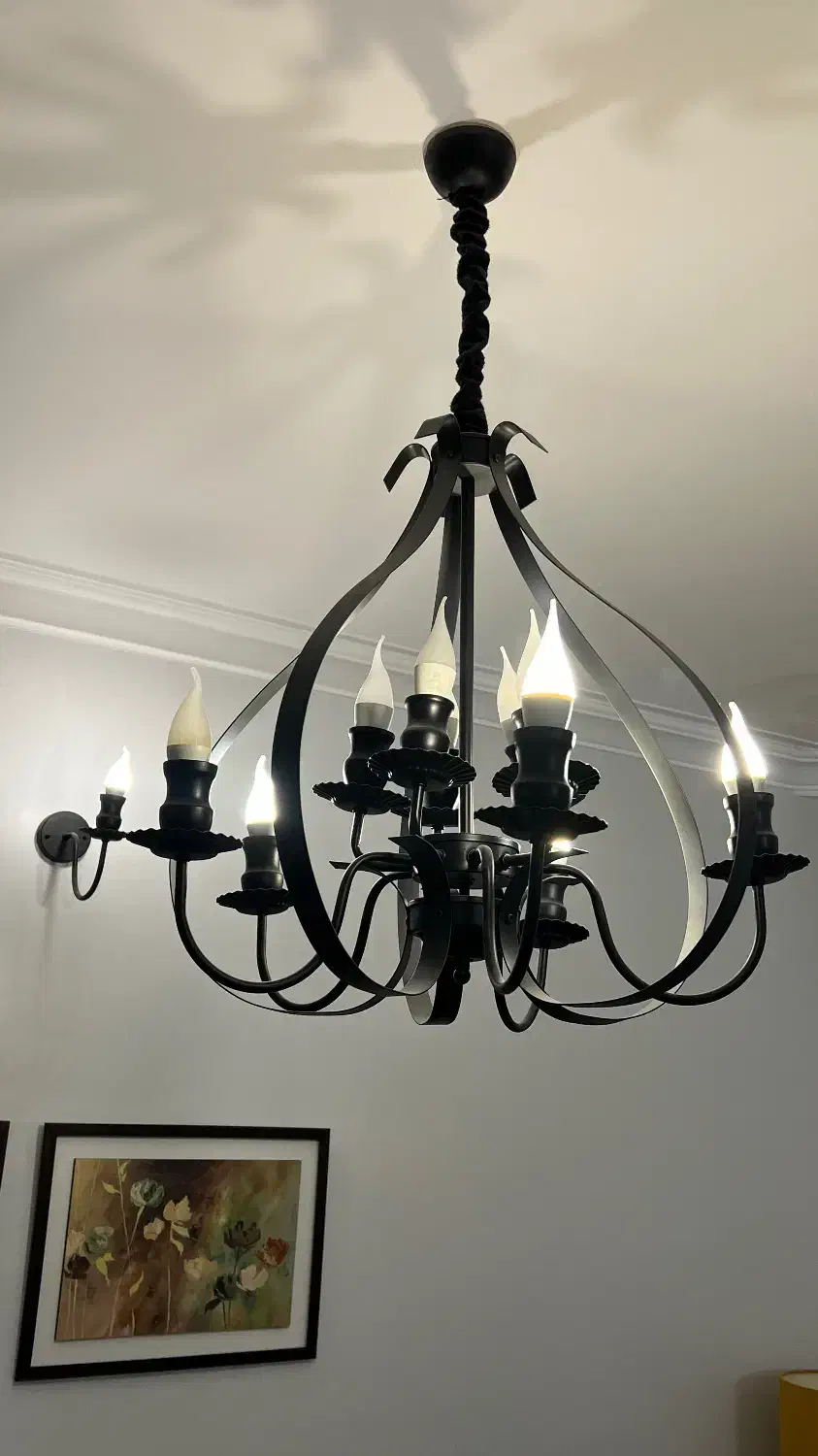 لوستر|لوستر و چراغ آویز|زنجان, |دیوار