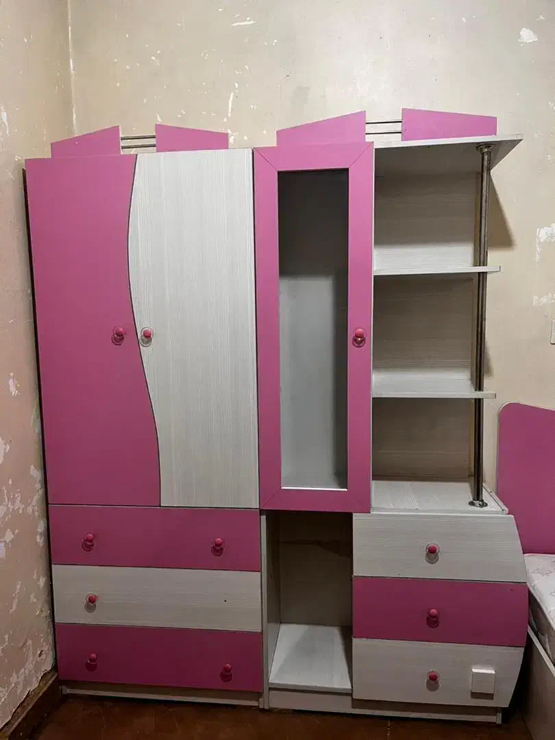 تخت کمد کودک|تخت و سرویس خواب|شیراز, گلشن|دیوار