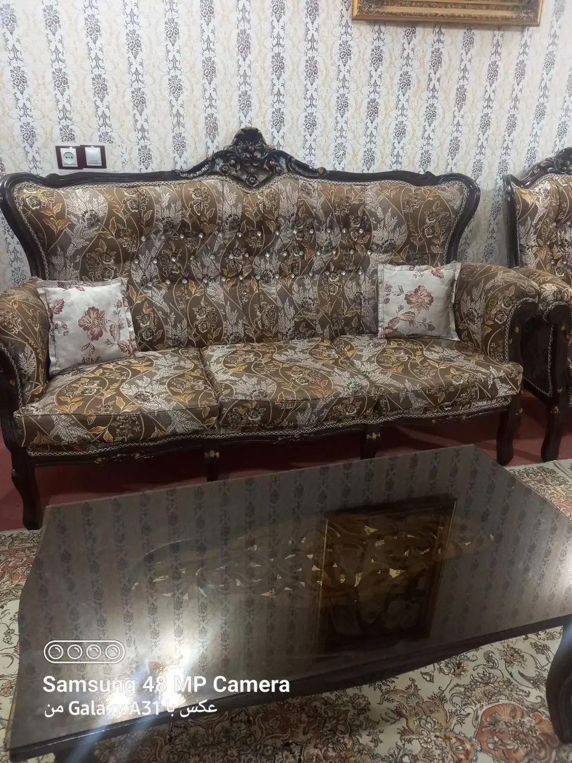 مبل سلطنتی ۹نفری|مبلمان خانگی و میز عسلی|مرند, |دیوار