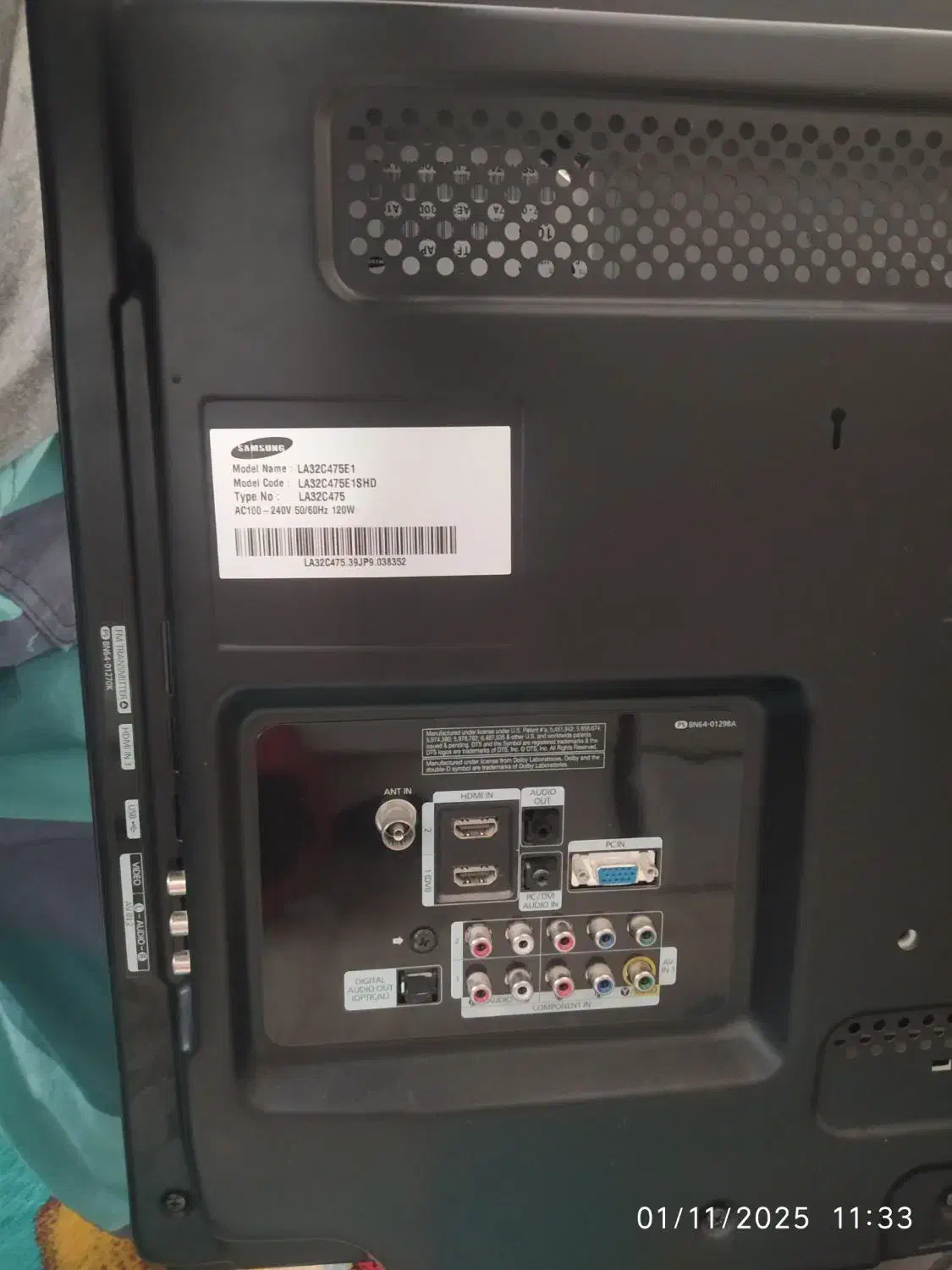 تلویزیون ال سی دی سامسونگ|تلویزیون و پروژکتور|اراک, |دیوار