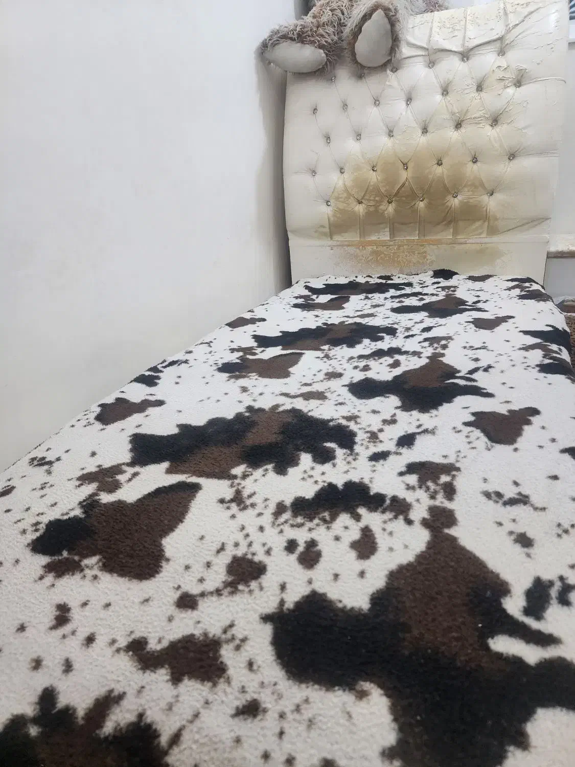 تخت یک نفره ام دی اف با تشک|تخت و سرویس خواب|بندر امام خمینی, |دیوار