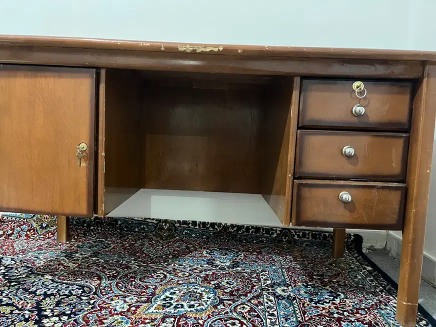 میز تحریر چوب درجه یک|میز تحریر و کامپیوتر|رفسنجان, |دیوار