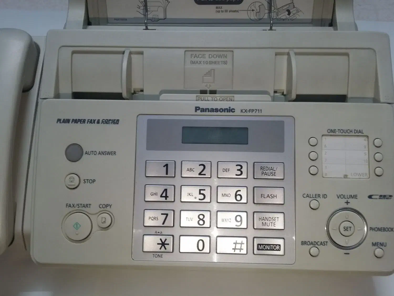 فکس پاناسونیک مدلKX-FP711سالم و نو.میدان منیریه.حر|پرینتر، اسکنر، کپی، فکس|تهران, منیریه|دیوار