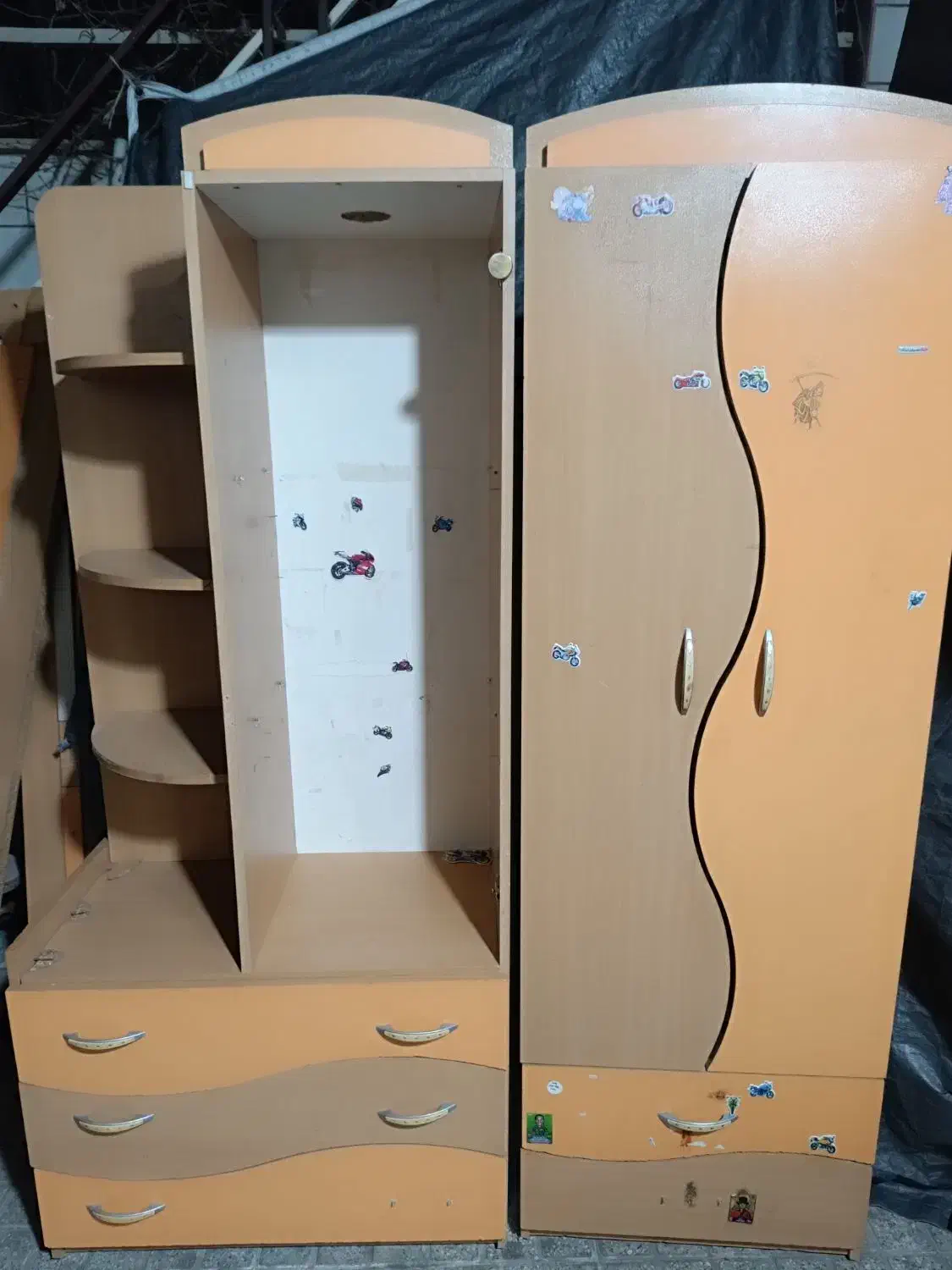 کمد وبوفه نوجوان|جاکفشی، کمد، دراور|ساوه, |دیوار