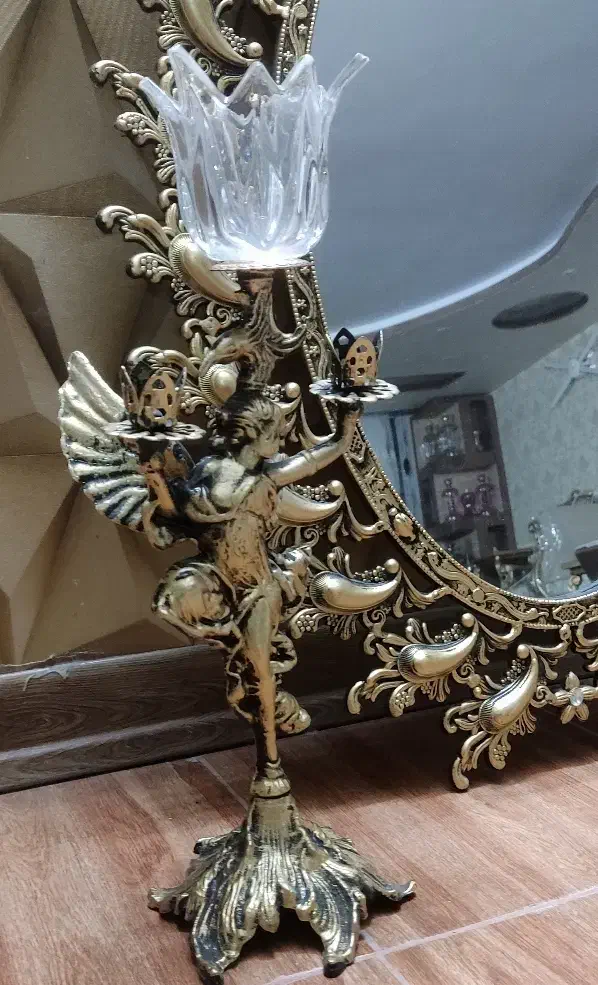 آینه شمعدان ملائکه آک|آینه|اصفهان, شیخ اشراق|دیوار