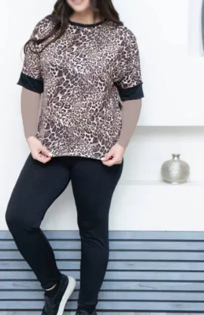 بلوز و ساپورت پلنگی زنانه|لباس|اسلامشهر, شهرک امام حسین (میان آباد)|دیوار