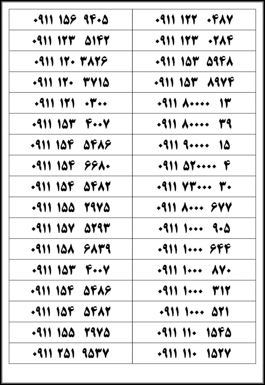 ۰۹۱۱۱۱۲۵۵۳۸|سیمکارت|بابل, |دیوار