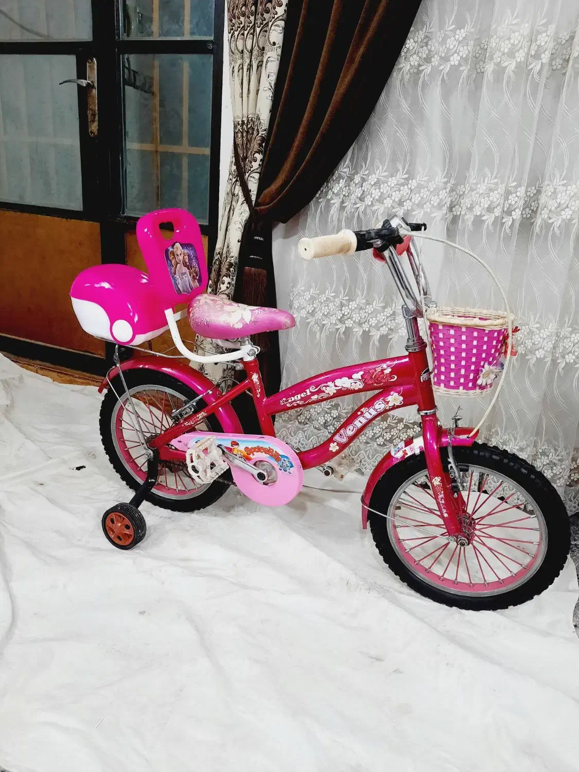 دوچرخه سایز 16دخترانه درحدنو|دوچرخه، اسکیت، اسکوتر|مشهد, طبرسی شمالی|دیوار