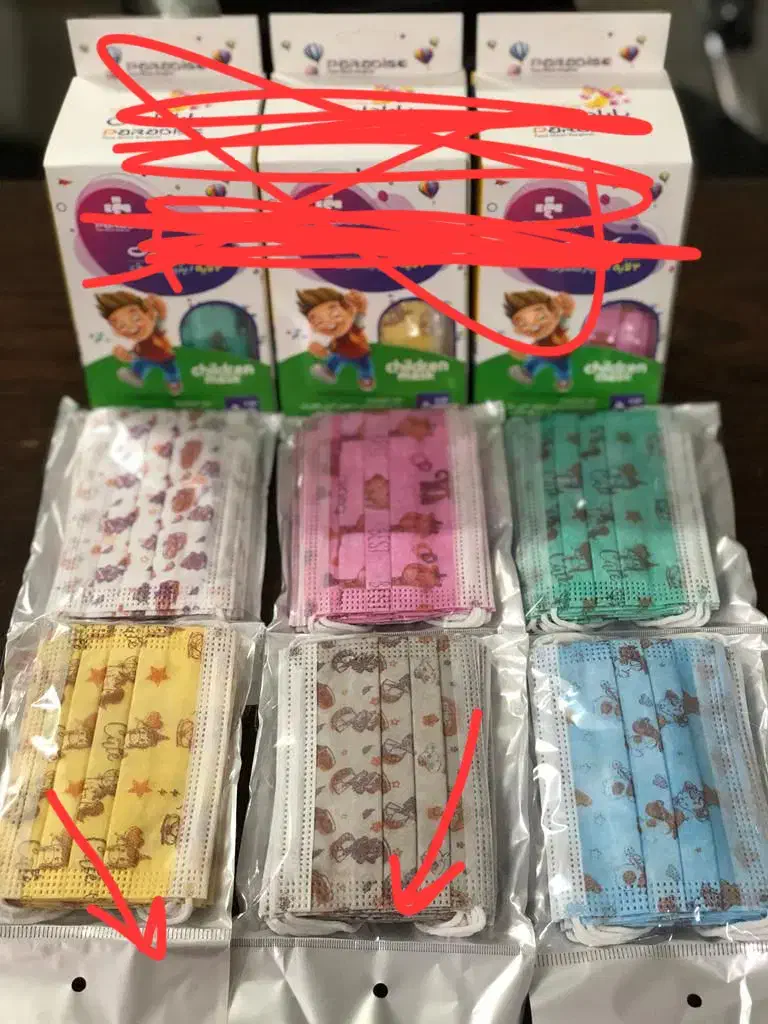 انواع ماسک پرستاری و ۳ بعدی و ماسک کودک|آرایشی، بهداشتی، درمانی|گرگان, |دیوار