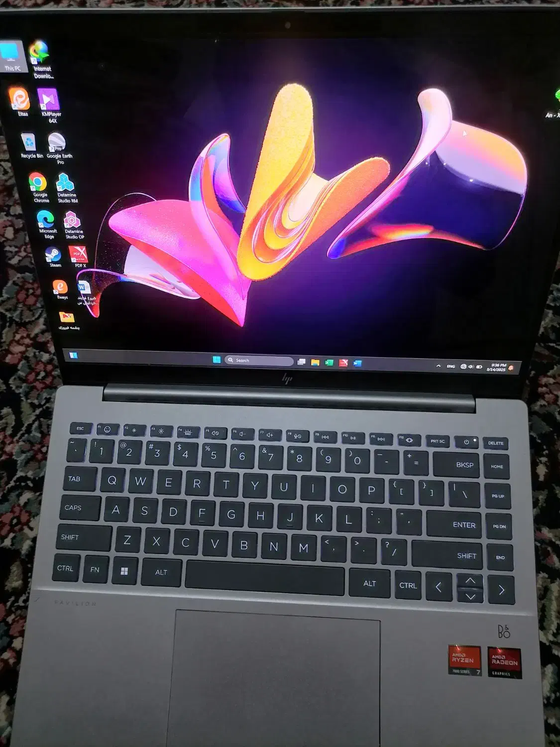 لپ تاپ rayzen7 ا ترابایت گرافیگ دار|رایانه همراه|بهاباد, |دیوار