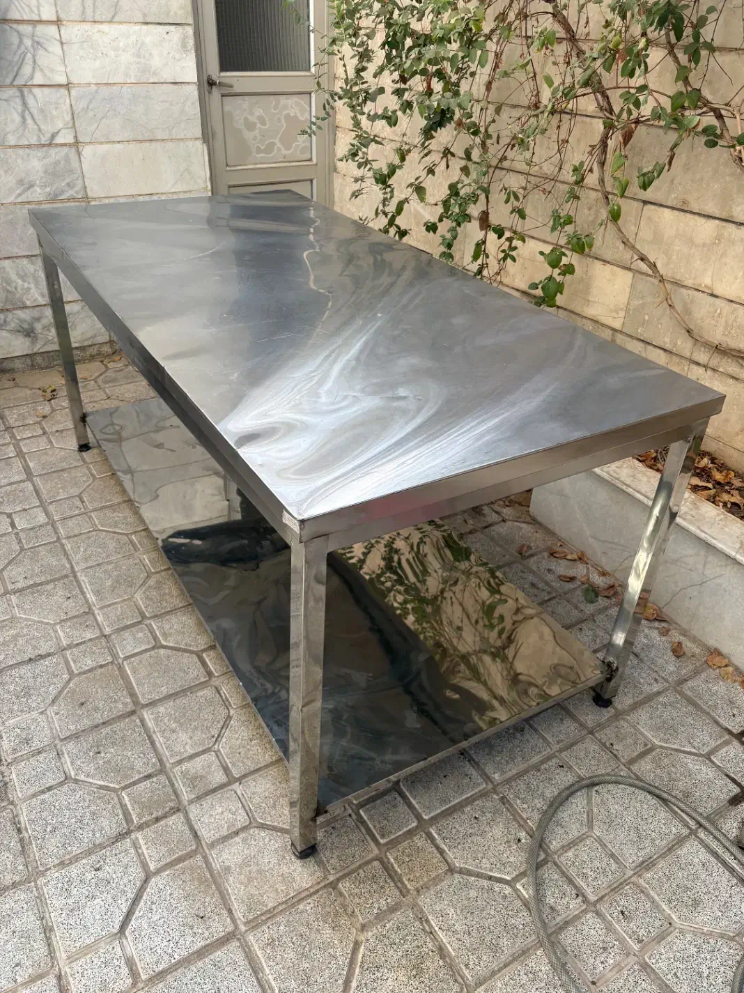 میز استیل ۱متر در ۲ متر|کافی‌شاپ و رستوران|مشهد, بهارستان|دیوار