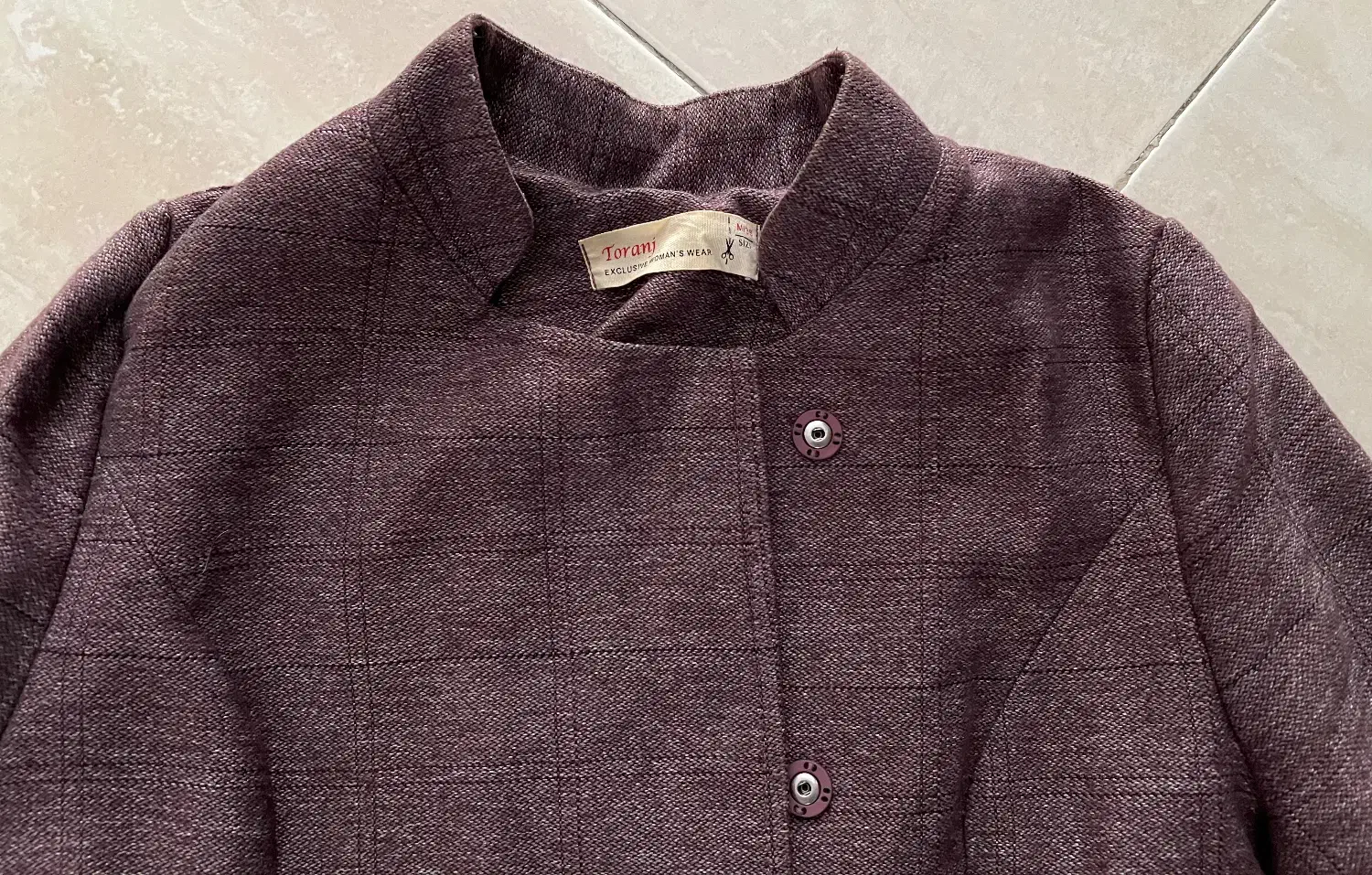 مانتو ضخیم سایز ۳۸ در حد نو|لباس|ساری, |دیوار