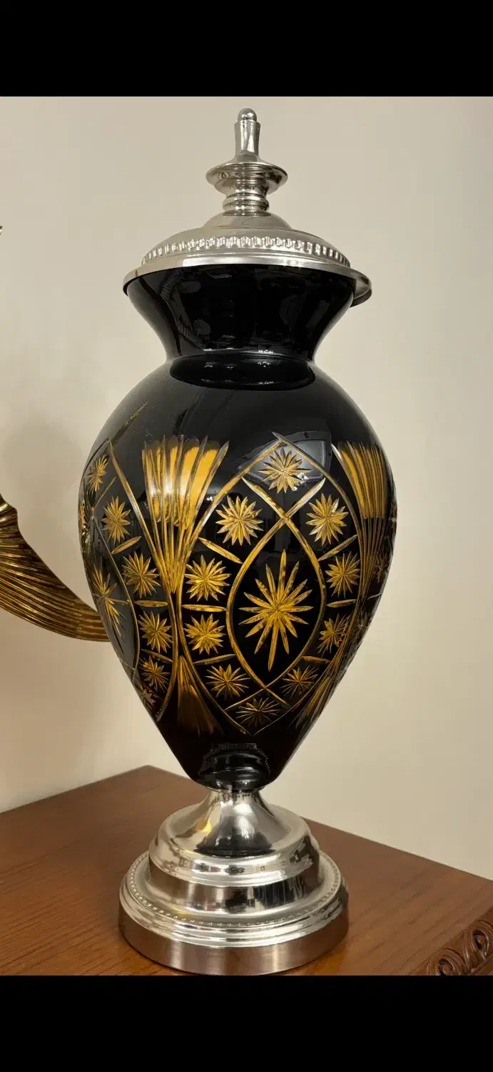 دو عدد گلدان شیشه ای بزرگ تزیینی شیک و سالم|صنایع دستی و سایر لوازم تزئینی|تهران, سازمان برنامه شمالی|دیوار