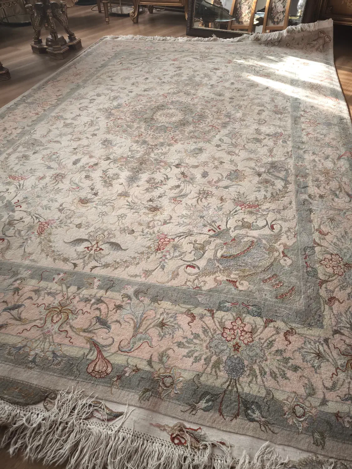 فرش ابریشم تبریز دست بافت ، در حد|فرش|تهران, فرحزاد|دیوار