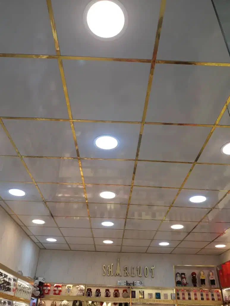 سقف کاذب کناف دکور TV با چک صیادی|خدمات پیشه و مهارت|اسلام‌شهر, زرافشان|دیوار