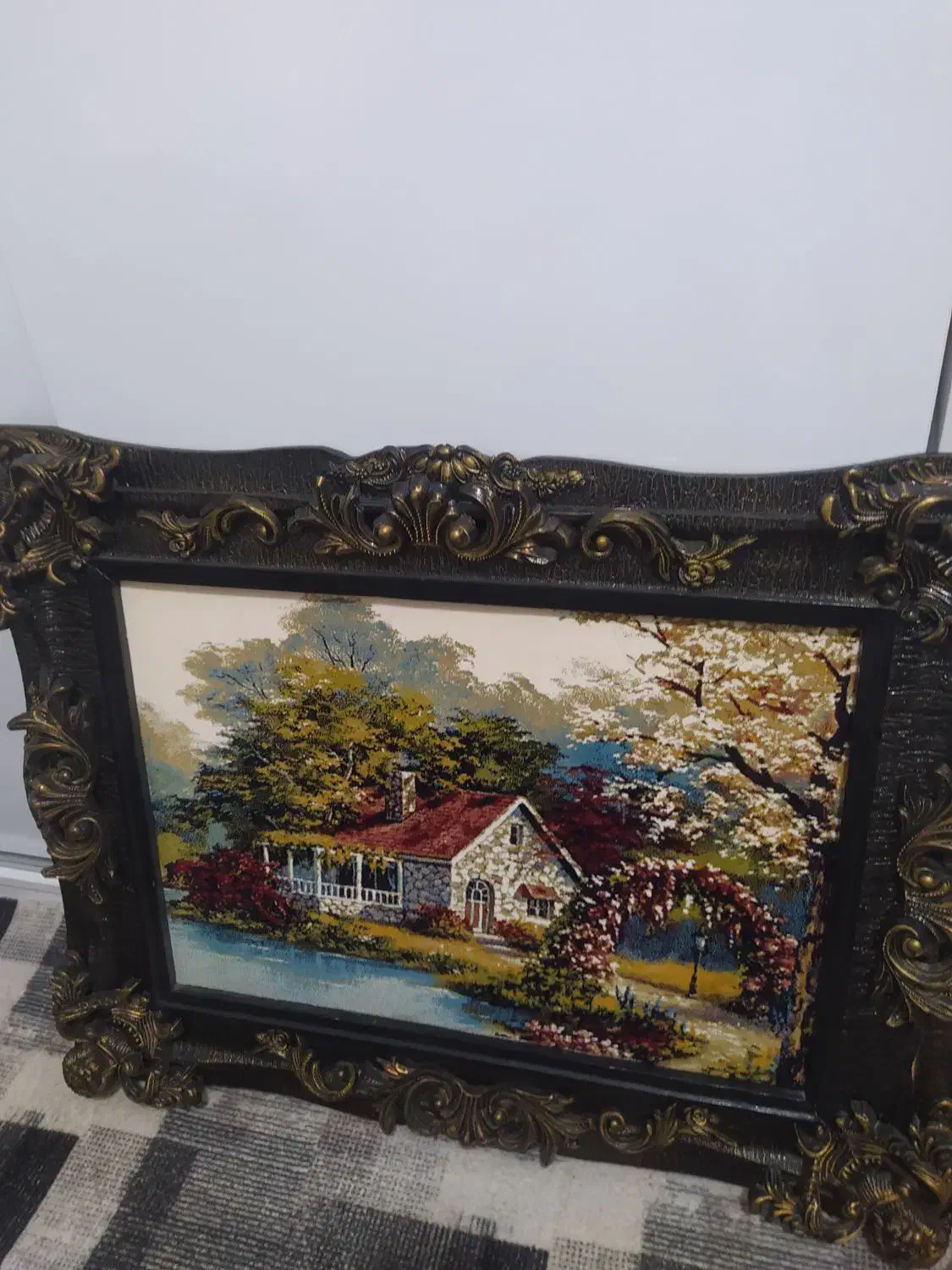 دو عدد تابلو فرش|تابلو فرش|اراک, |دیوار