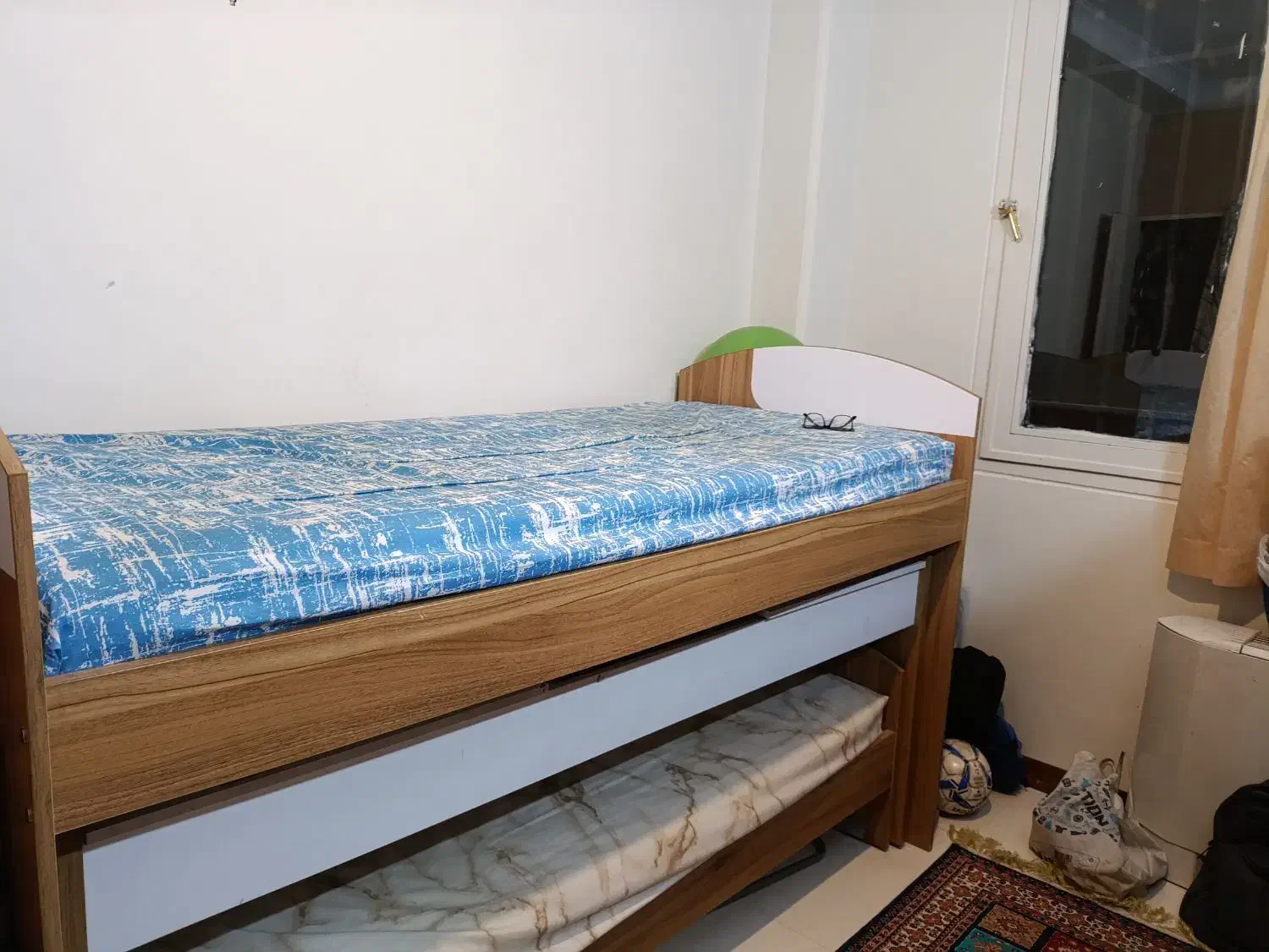 تخت کمجا چوب|تخت و سرویس خواب|تهران, ارم|دیوار