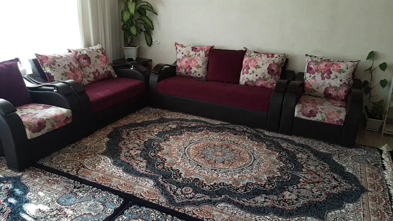 مبل۷نفره|مبلمان خانگی و میز عسلی|پاوه, |دیوار