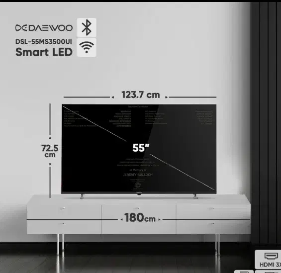 تلویزیون اسمارت ۵۵ اینچ دوو سری z در حد آکبند|تلویزیون و پروژکتور|اصفهان, سپاهان‌شهر|دیوار