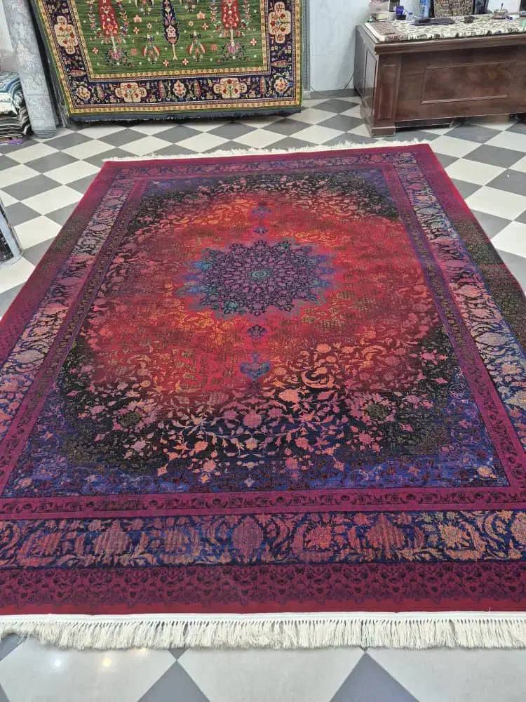 فرش تمام نخ کاشان ٪ ترند سال|فرش|دزفول, |دیوار