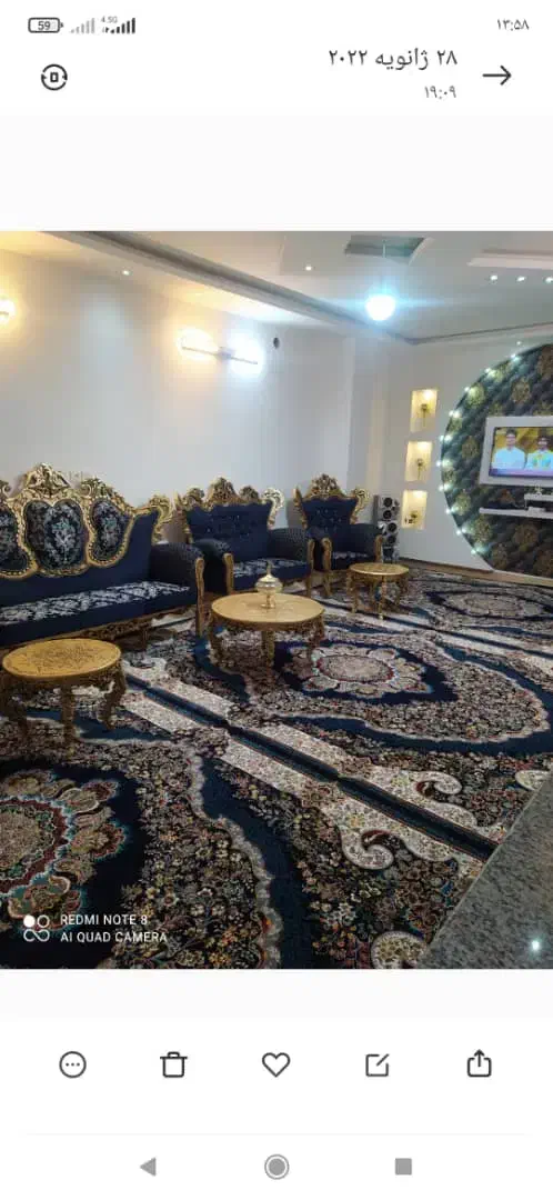 ۳عدد فرش ۹متری تمیز..۱سالونیم استفاده شده..|فرش|فلاورجان, |دیوار