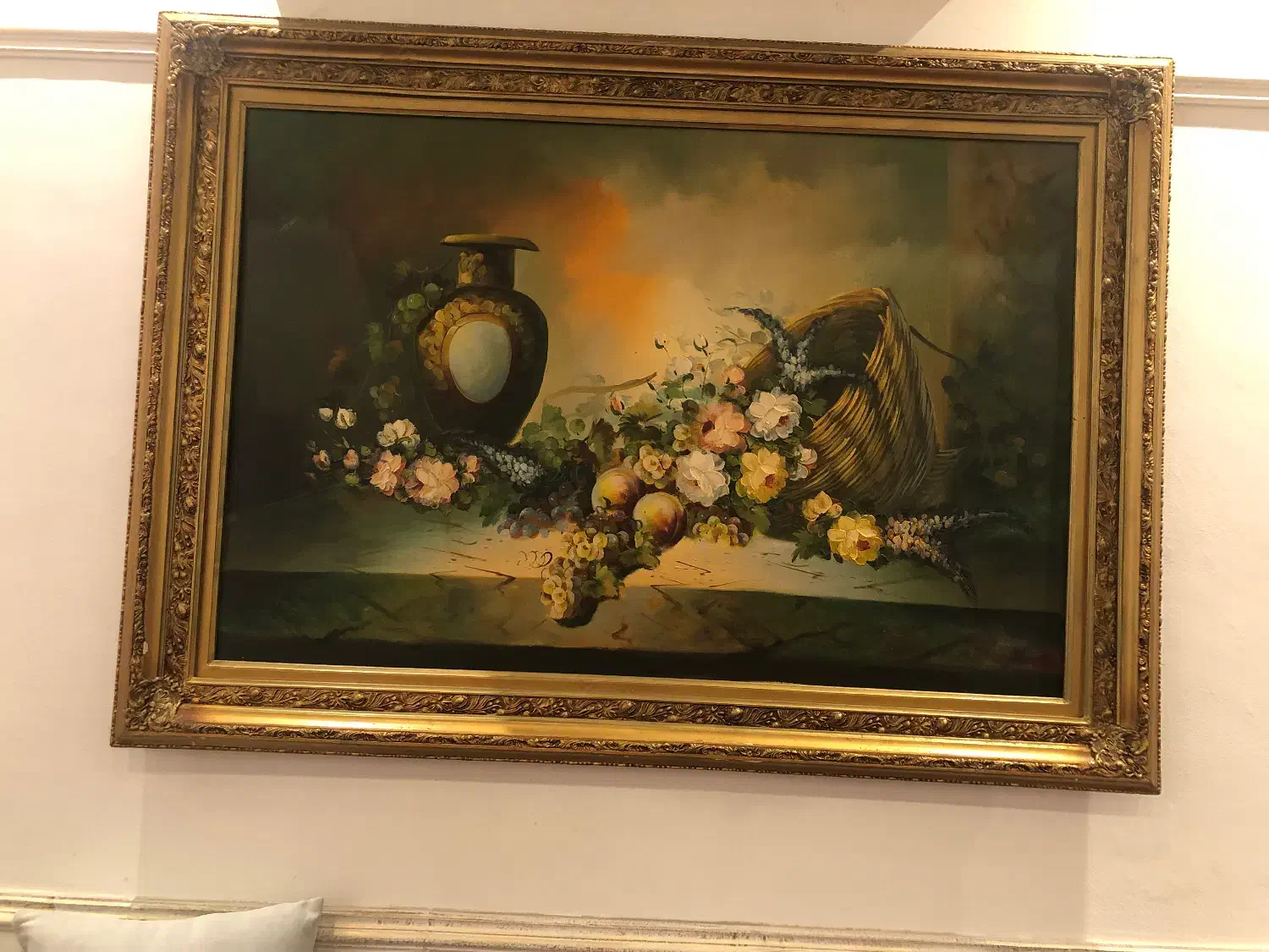 دو عدد نقاشی قدیمی ۱در ۱/۵  با قاب چوبی|تابلو، نقاشی، عکس|تهران, جهاد|دیوار