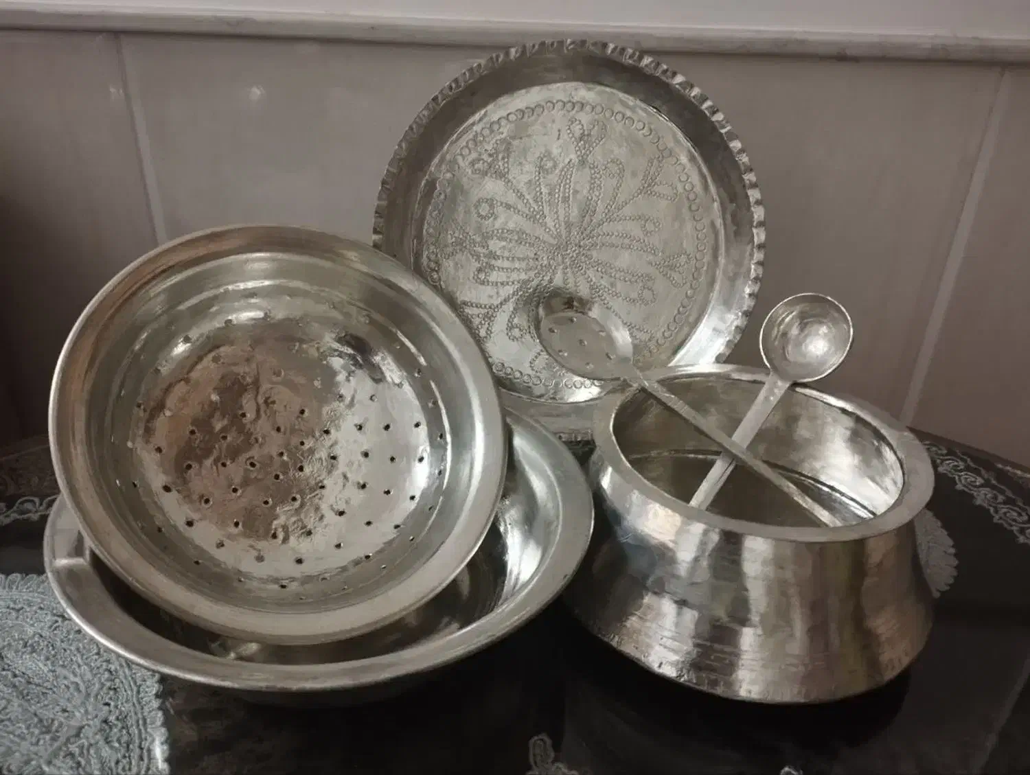 ظروف مسی کودک یا سیسمونی قدیمی و انتیک|کلکسیون اشیاء عتیقه|تهران, امیریه|دیوار