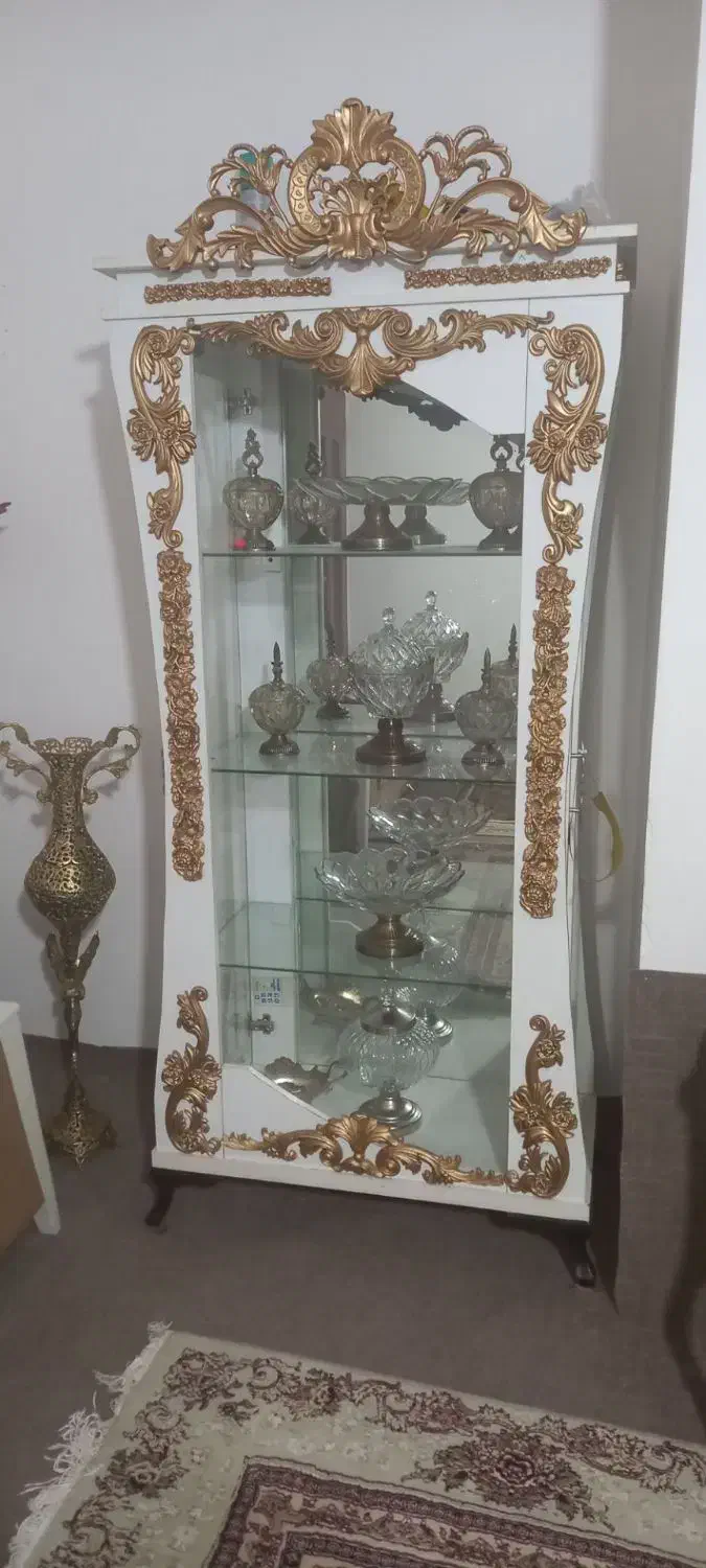 بوفه چوبی|بوفه، ویترین، کنسول|سلماس, |دیوار