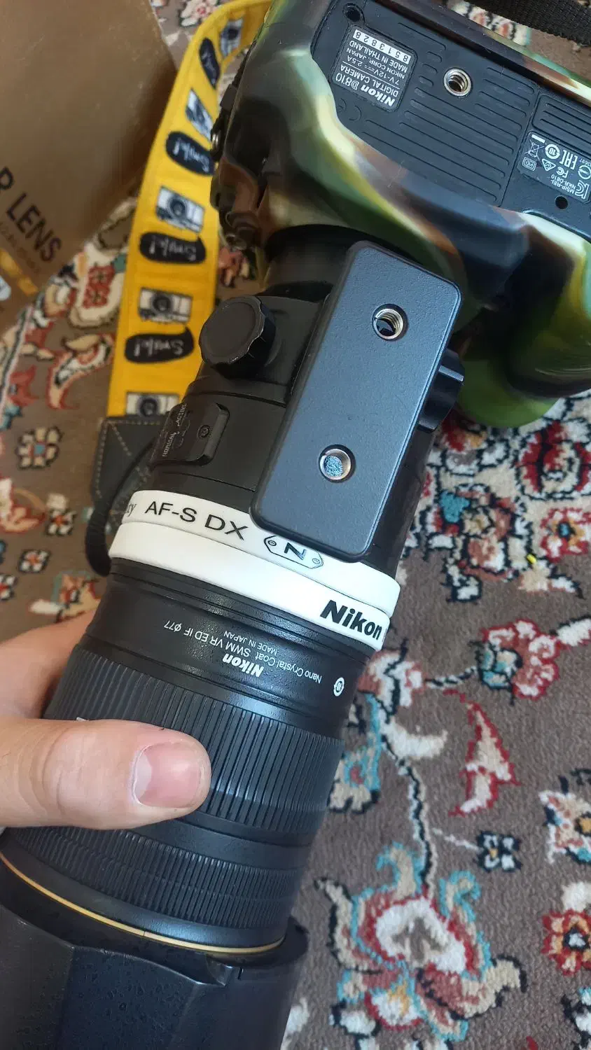 لنز نیکون Nikon 200-70 اف 2.8 VR ii تمیز|دوربین عکاسی و فیلم‌برداری|تهران, توحید|دیوار