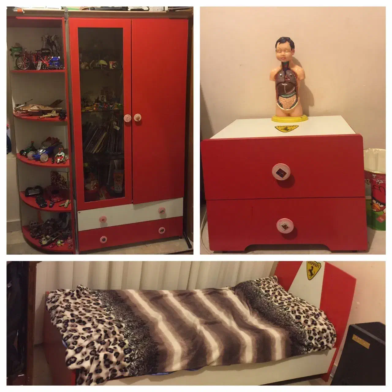 ست خواب مناسب نوجوان|تخت و سرویس خواب|بروجرد, |دیوار