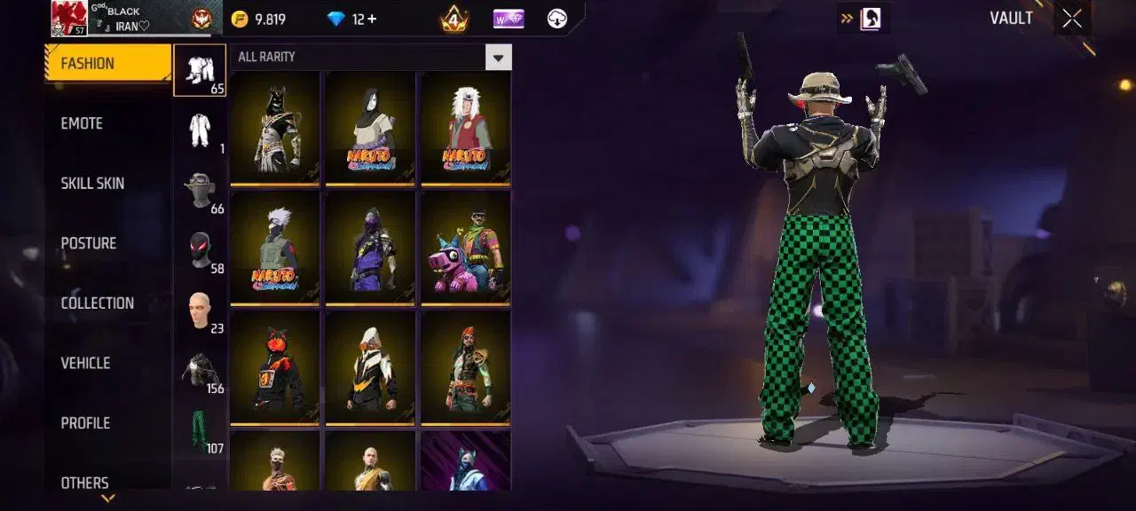 اکانت فری فایر|کنسول، بازی ویدئویی و آنلاین|گلبهار, بیزکی|دیوار