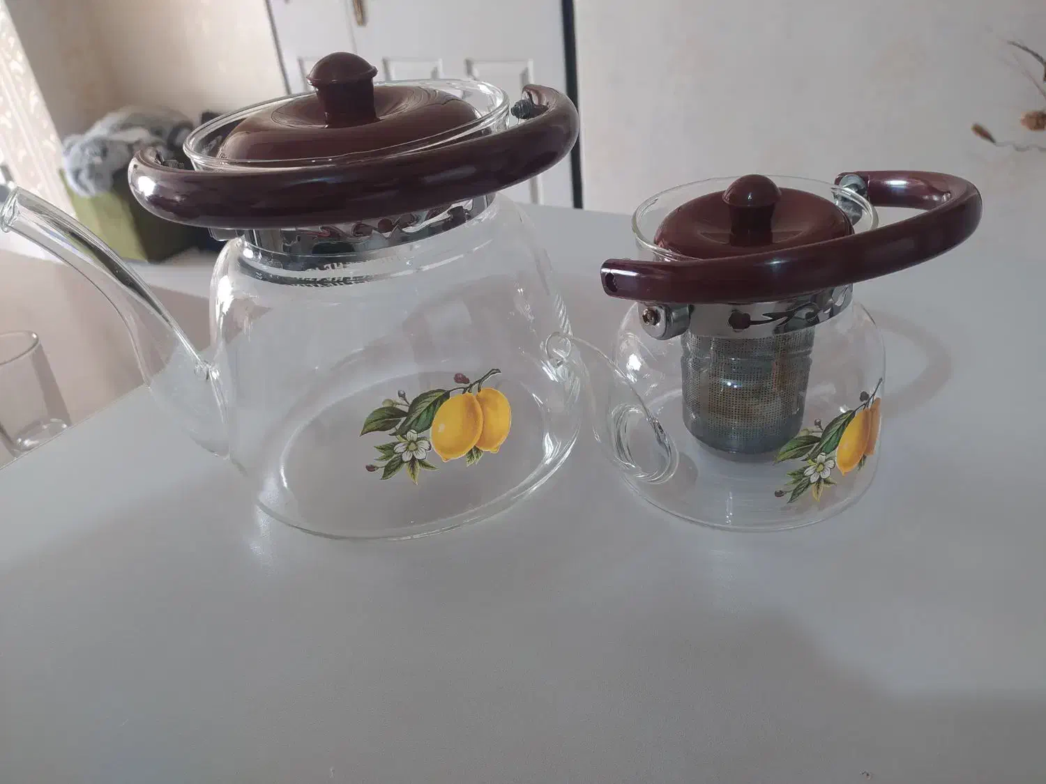 قوری و کتری پیرکس شعله مستقیم|قوری، کتری، قهوهساز دستی|نجفآباد, هفده شهریور|دیوار