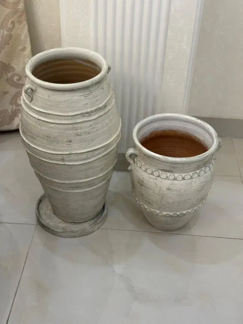 گلدان دو عدد|گل و گیاه طبیعی|رشت, گلسار|دیوار