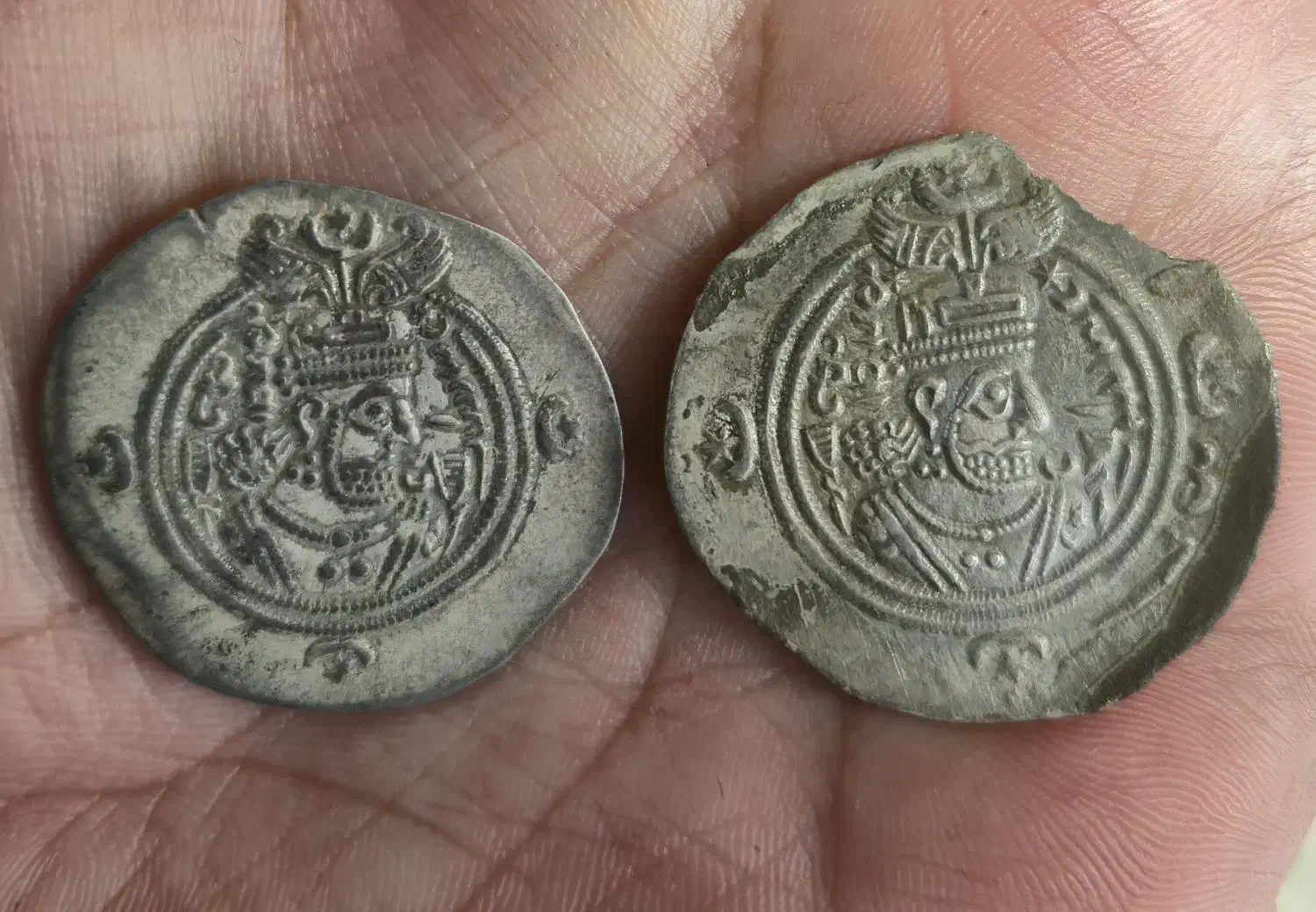 دو عدد سکه نقره اصالت دار|کلکسیون سکه، تمبر، اسکناس|اصفهان, پروین|دیوار