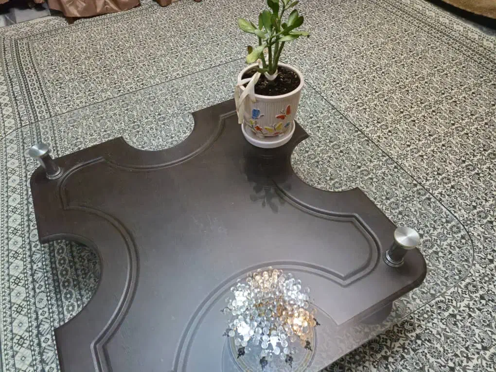 میز جلومبلی مربع طرح دار|مبلمان خانگی و میز عسلی|تهران, طرشت|دیوار