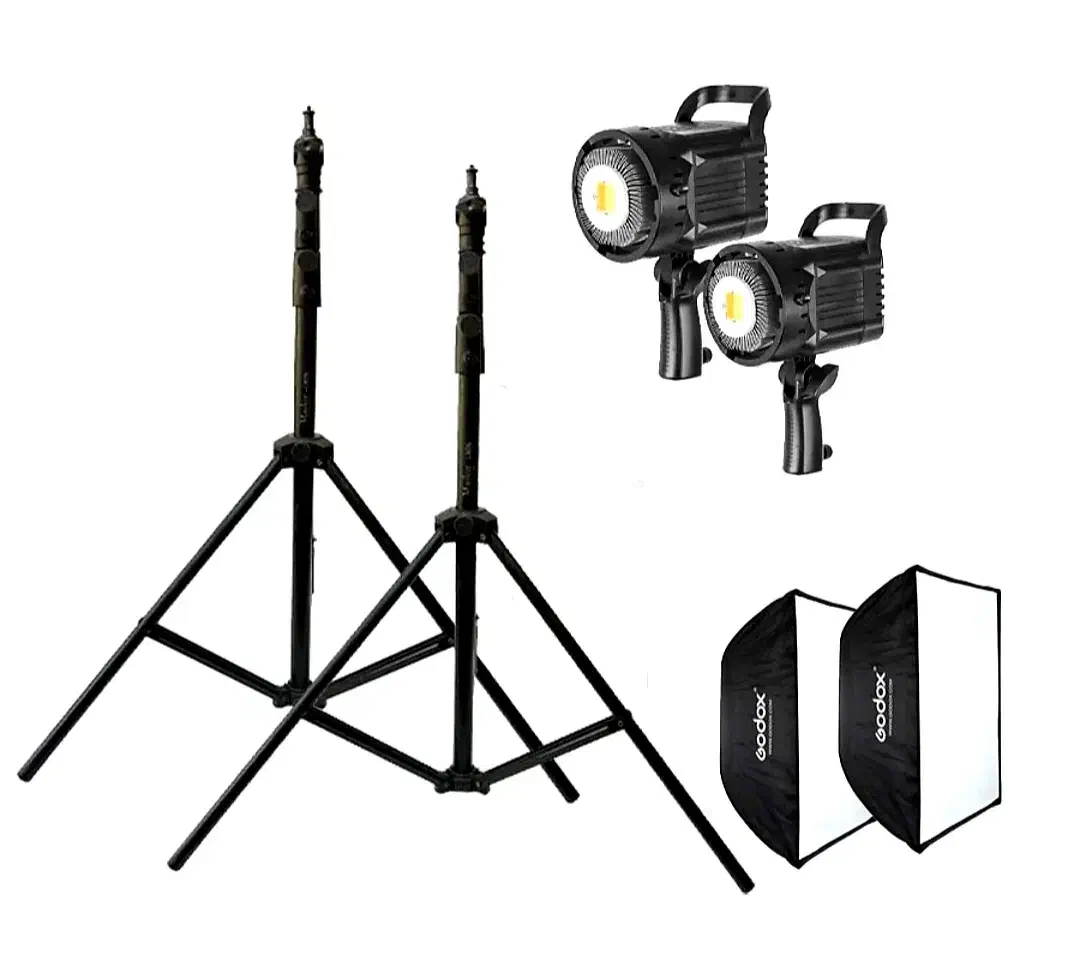 پکیج کامل نورپردازی برای تولید محتوا و آتلیه|دوربین عکاسی و فیلمبرداری|قم, دورشهر|دیوار