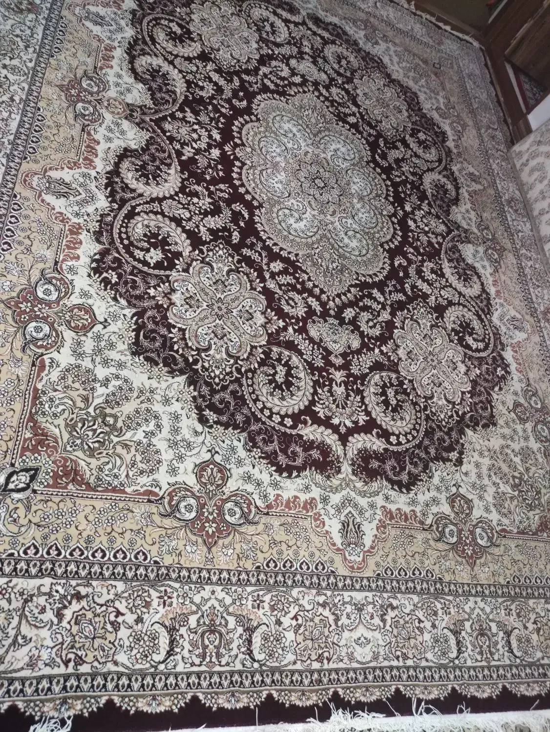 ۴ تخته فرش ۱۲ متری سرمه ای و لاکی|فرش|پلدختر, |دیوار