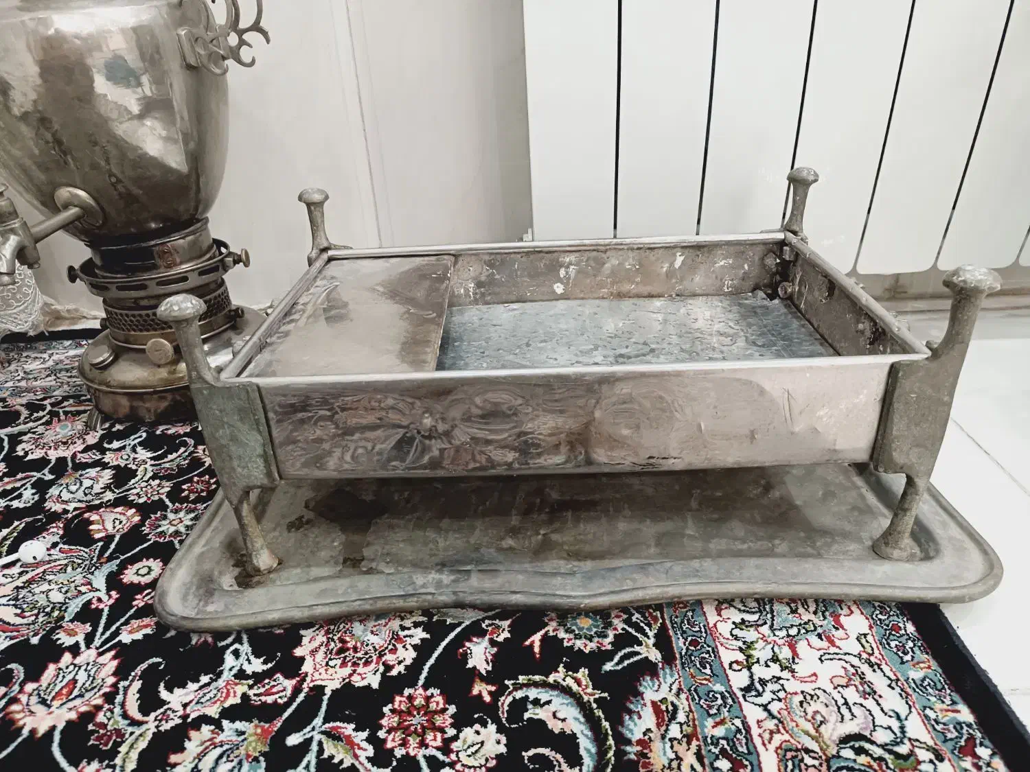 منقل ورشو پهلوی|کلکسیون اشیاء عتیقه|سیرجان, |دیوار