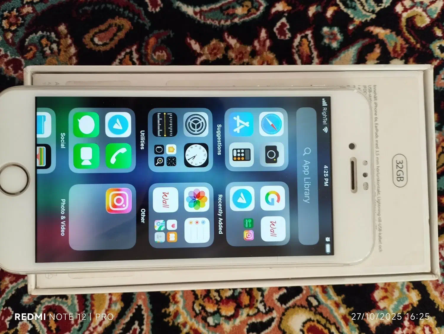 ایفون 6s 32|موبایل|تبریز, |دیوار