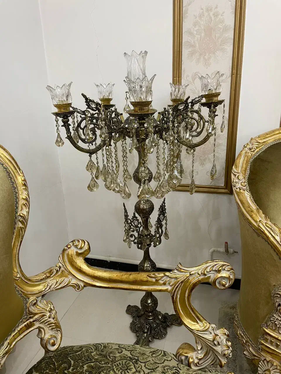 لوستر سالنی ،آباژور|لوستر و چراغ آویز|ساوه, |دیوار