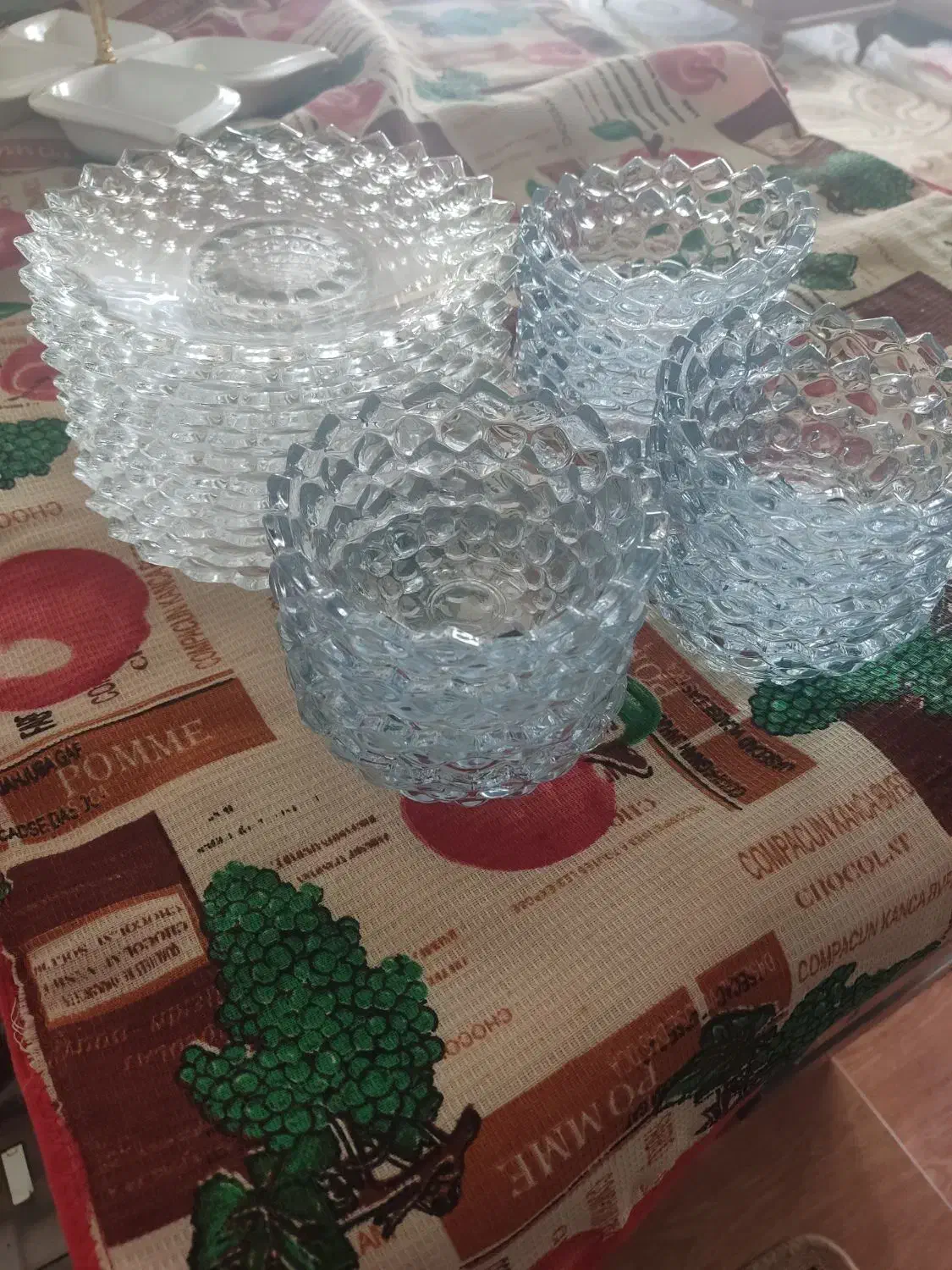 سرویس 12تایی بلور|ظروف سرو و پذیرایی|شهرکرد, |دیوار