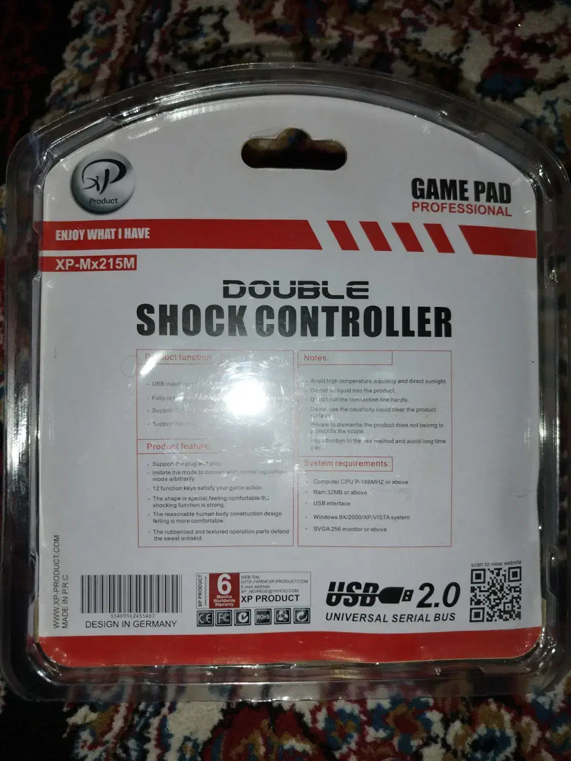 دسته کامپیوتر شوک دار آکبند|کنسول، بازی ویدئویی و آنلاین|کرمانشاه, |دیوار