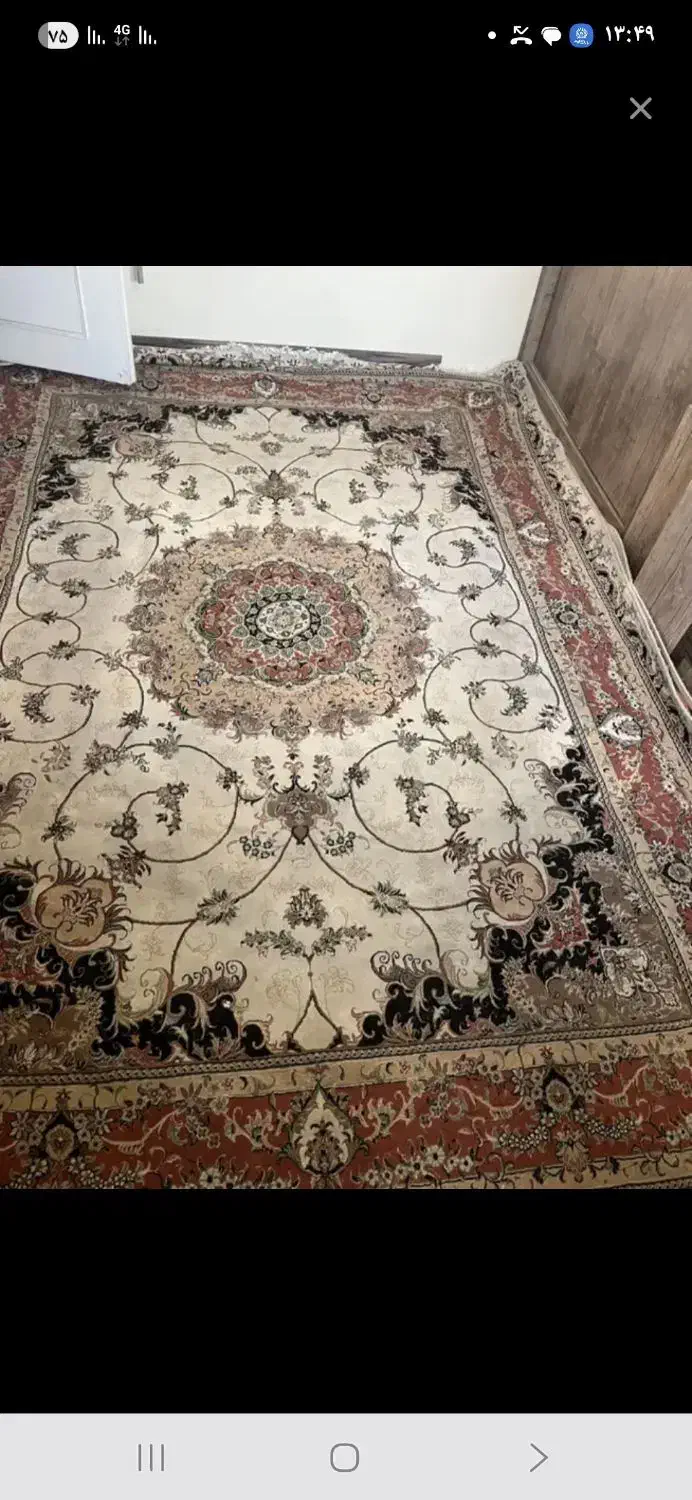 یک عدد فرش ۱۲ متری و یک عدد ۹ متری|فرش|تبریز, |دیوار