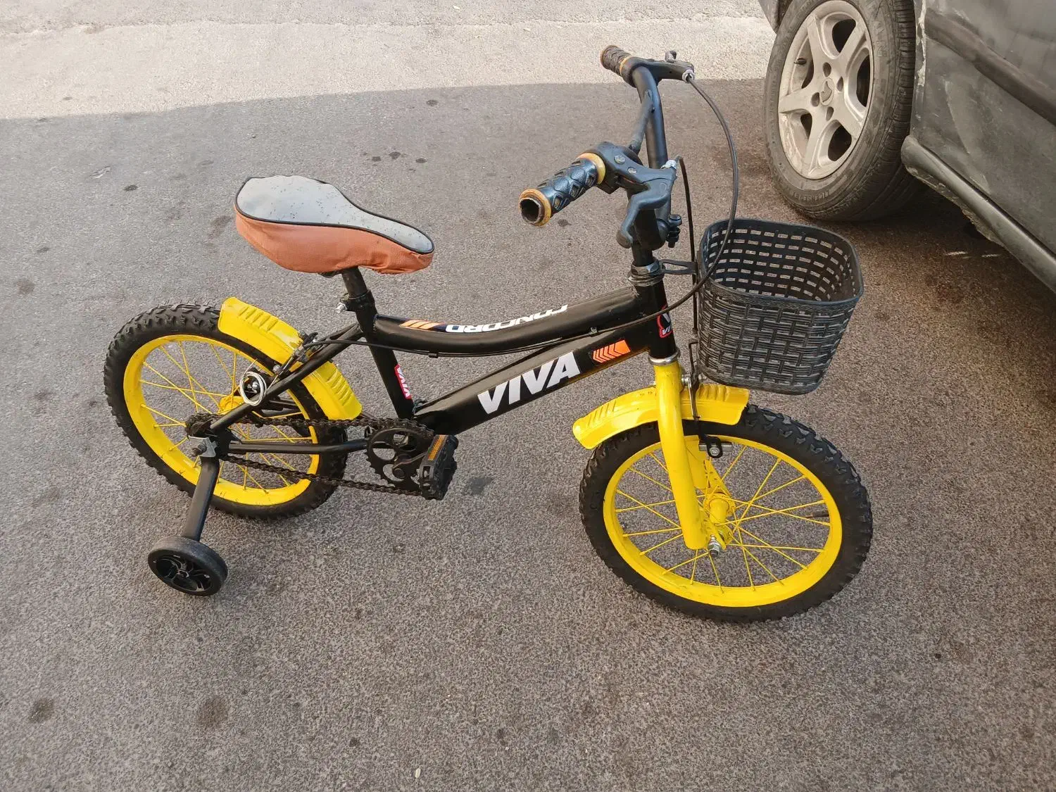 دوچرخه ۱۶ زرد مشکی|دوچرخه، اسکیت، اسکوتر|مهدی شهر, |دیوار