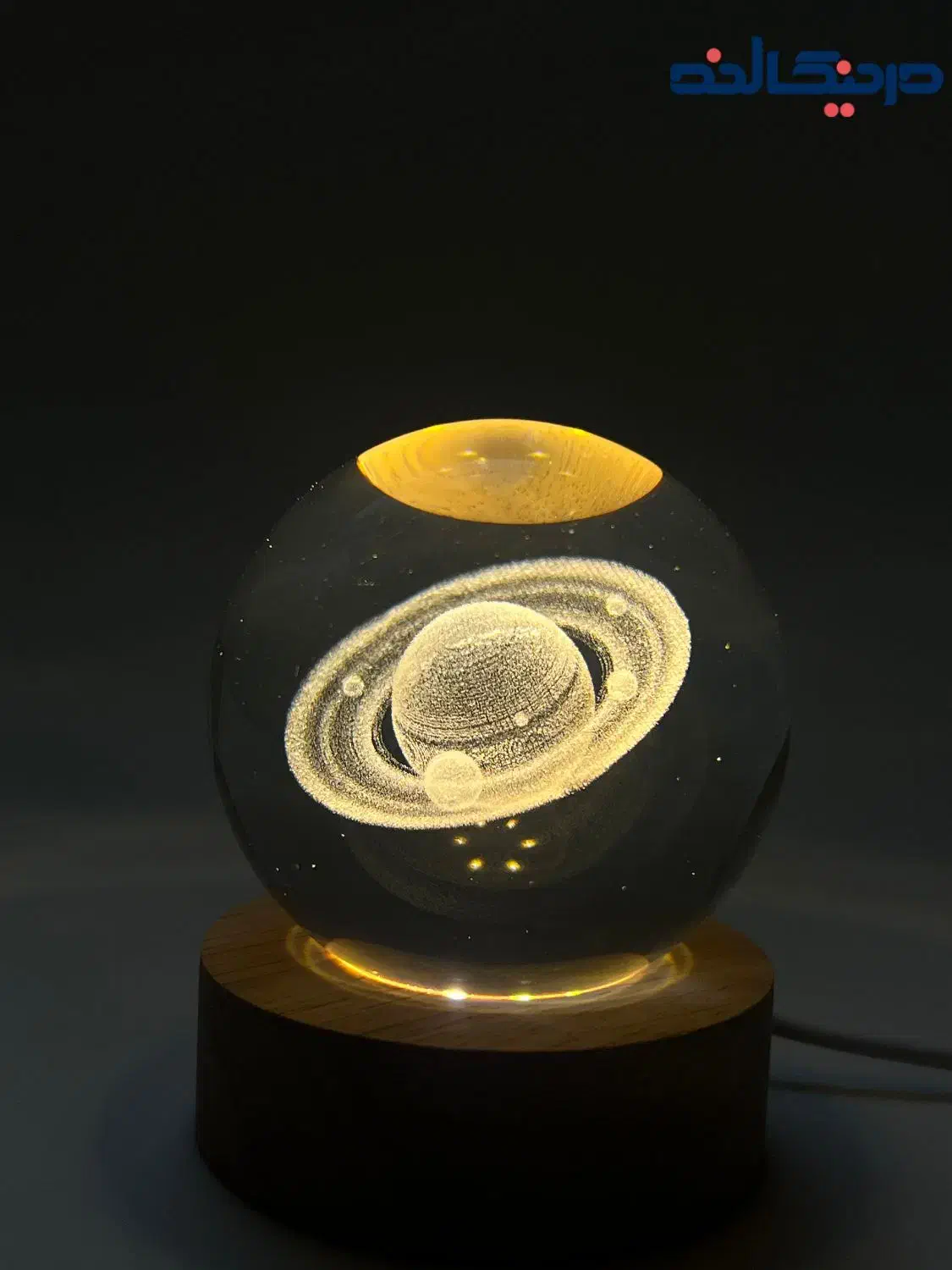 گوی کریستالی چراغ‌دار مناسب هدیه و دکور خاص|چراغ خواب و آباژور|کرج, شاهین‌ویلا|دیوار