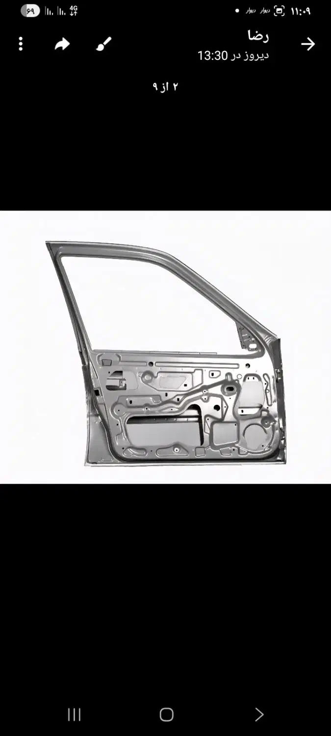 کاپوت ۴۰۵ سفید درب راننده پژو نونو توافقی|قطعات یدکی و لوازم جانبی|زابل, |دیوار