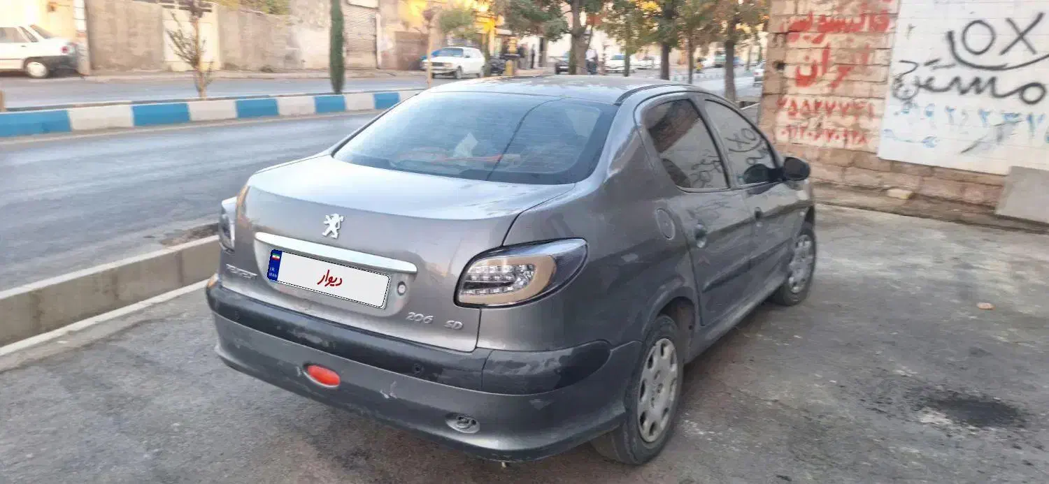 ۲۰۶ وی ۸ مدل ۹۴|خودرو سواری و وانت|ابهر, |دیوار