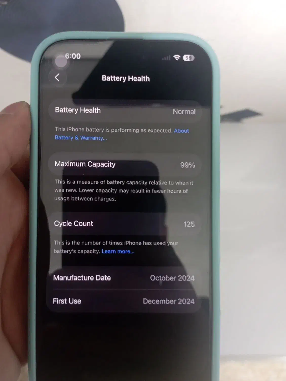 آیفون ۱۶ بسیار تمیز|موبایل|بندر ماهشهر, |دیوار