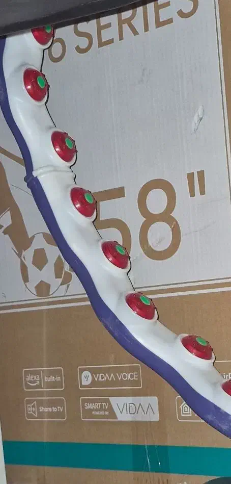 کارتن تی وی ۵۷ اینچ|تلویزیون و پروژکتور|ایذه, |دیوار