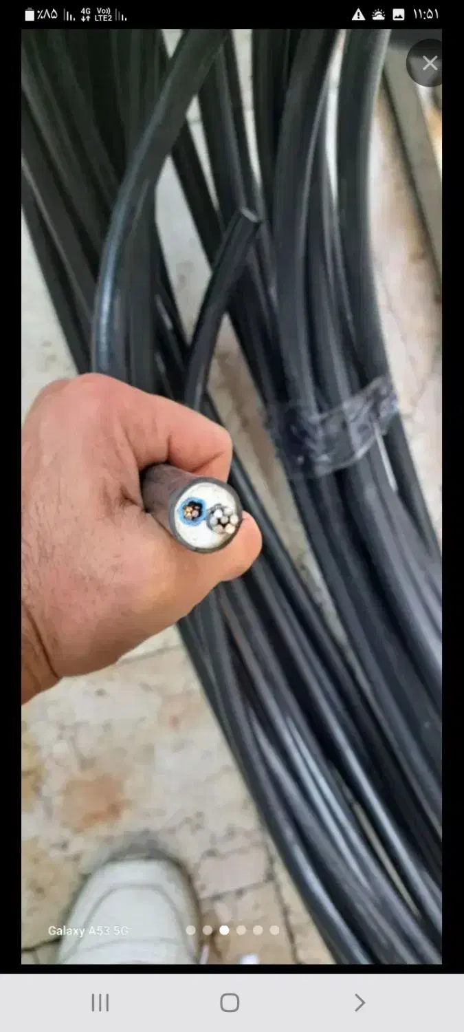 کابل الومنیوم2*25 قیمت105بازار قی 140با بهترین|خدمات پیشه و مهارت|دابودشت, |دیوار